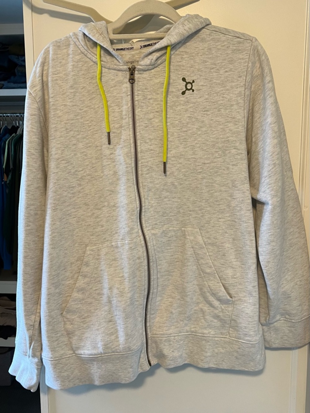Orange Theory Fitness - Grey Full Zip Hoodie